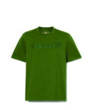 TIMBERLAND EMBROIDERY TONAL Baumwoll t-shirt schwarz/waldgrün - Herren-T-Shirts - 4