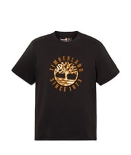 TIMBERLAND HOLIDAY FRONT GRAPHIC Baumwoll-T-Shirt SCHWARZ - Herren-T-Shirts - 4