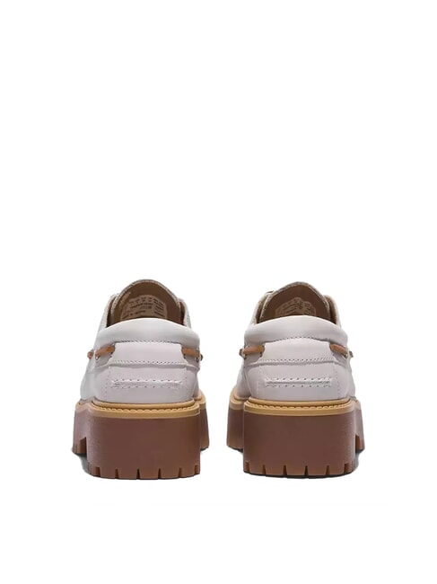 STONE STREET  Bootsschuhe mit hoher Sohle weißes Vollkorn - Damenschuhe