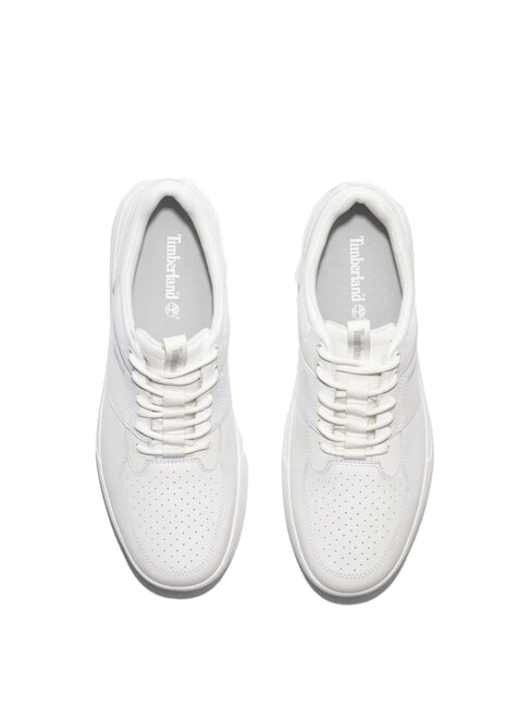 MAPLE GROVE Leder-Sneakers weißes Vollkorn - Herrenschuhe