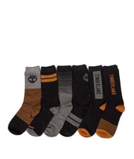 TIMBERLAND MIXUP  6 Paar Socken SCHWARZ - Herrensocken/Herrenstrümpfe - 4