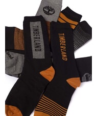 TIMBERLAND MIXUP  6 Paar Socken SCHWARZ - Herrensocken/Herrenstrümpfe - 5