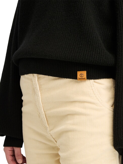 WOOL BLEND  Pullover mit Rundhalsausschnitt SCHWARZ - Damenpullover