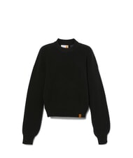 TIMBERLAND WOOL BLEND  Pullover mit Rundhalsausschnitt SCHWARZ - Damenpullover - 4