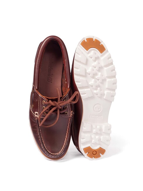 NOREEN LITE Bootsschuhe aus Leder Wurzelbier - Damenschuhe