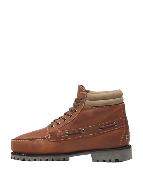 AUTHENTIC MID Stiefeletten aus Leder mittelorange Vollkorn - Herrenschuhe