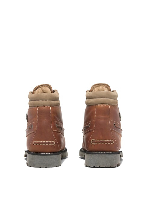 AUTHENTIC MID Stiefeletten aus Leder mittelorange Vollkorn - Herrenschuhe