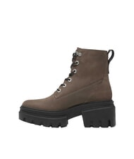 TIMBERLAND EVERLEIGH MID  Hohe Stiefeletten aus Leder mittelbraunes Nubuk - Damenschuhe - 3