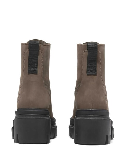 EVERLEIGH MID  Hohe Stiefeletten aus Leder mittelbraunes Nubuk - Damenschuhe