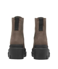 TIMBERLAND EVERLEIGH MID  Hohe Stiefeletten aus Leder mittelbraunes Nubuk - Damenschuhe - 4