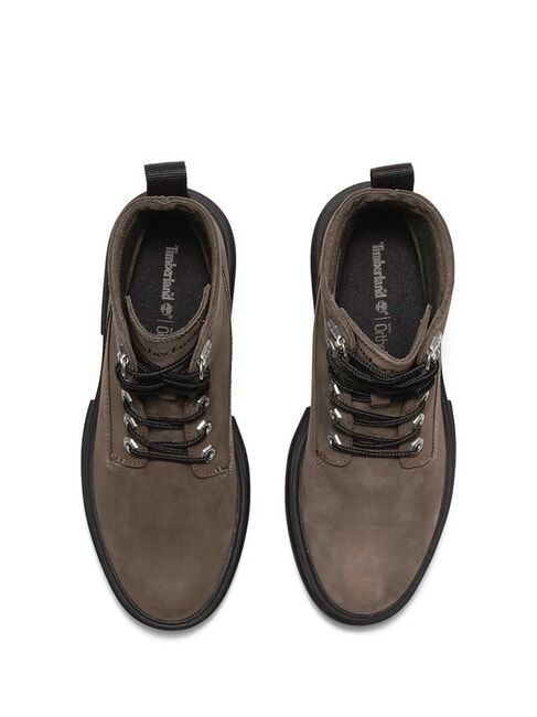 EVERLEIGH MID  Hohe Stiefeletten aus Leder mittelbraunes Nubuk - Damenschuhe