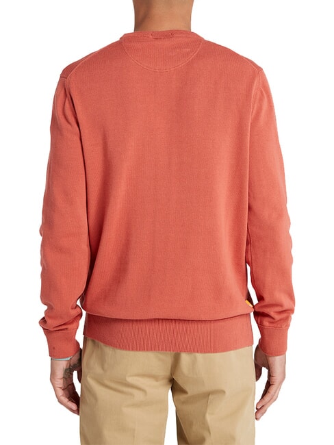 WILLIAMS RIVER Pullover mit Rundhalsausschnitt Chili-Öl - Herrenpullover