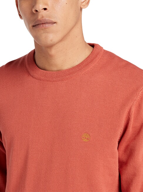 WILLIAMS RIVER Pullover mit Rundhalsausschnitt Chili-Öl - Herrenpullover