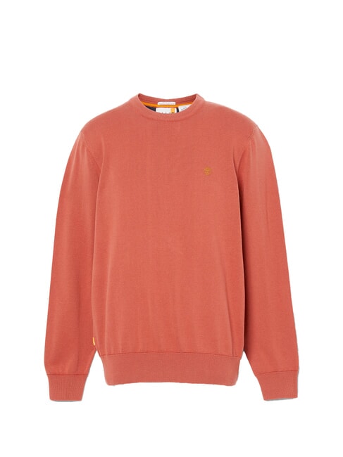 WILLIAMS RIVER Pullover mit Rundhalsausschnitt Chili-Öl - Herrenpullover