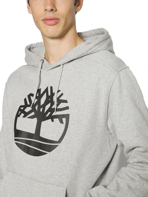 TREE LOGO Kapuzenpullover mittelgrau meliert - Sweatshirts Herren