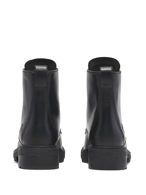 BRIMFIELD MID  Stiefeletten aus Leder schwarzes Vollkorn - Damenschuhe