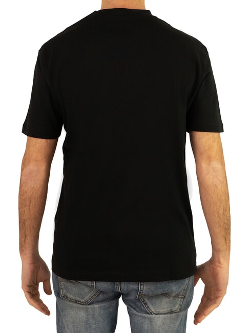 HERMOSO Baumwoll-T-Shirt mit Logo schwarz/weiß - Herren-T-Shirts