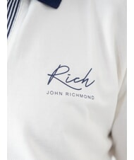 JOHN RICHMOND DABAK Poloshirt mit V-Ausschnitt und halblangen Ärmeln nicht-gerade weiss - Herren-Polo-Shirts/Herren-Polo-Shirt/Herrenpoloshirt/Herrenpoloshirts - 3