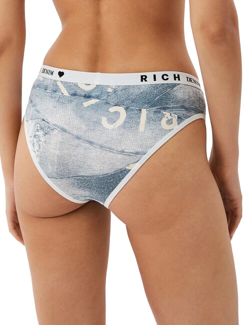 TODY 3er-Set Slips weiß/blau/t. - Damenslip