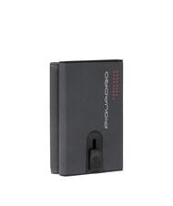 PIQUADRO URBAN Kompakte Lederbrieftasche mit Schieber Grau - Brieftaschen Herren - 3