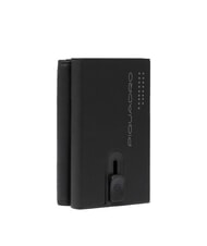 PIQUADRO URBAN Kompakte Lederbrieftasche mit Schieber Schwarz - Brieftaschen Herren - 3