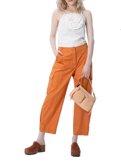 HYLE SUEDE Umhängetasche, mit Schultergurt Sonnenaufgang - Damentaschen