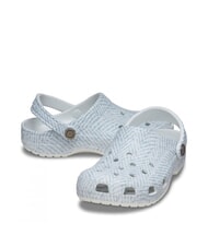 CROCS CLASSIC TWEED CLOG Pantoffel-Sabot Fata Morgana - Schuhe Unisex - 4