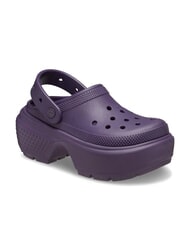 CROCS STOMP CLOG W Plateau-Clog-Hausschuh dunkle Iris - Schuhe Unisex - 2