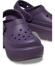 CROCS STOMP CLOG W Plateau-Clog-Hausschuh dunkle Iris - Schuhe Unisex - 4