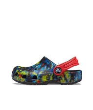 CROCS CLASSIC TIEDYE GRAPHIC GLOG T Sandalen-Sabot türkisches Tonic/Mult - Kinderschuhe - 3
