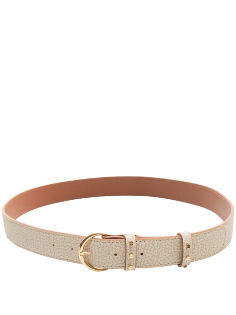 GRAFFITI Gürtel mit Nieten Sand/Kokosnuss - Gürtel