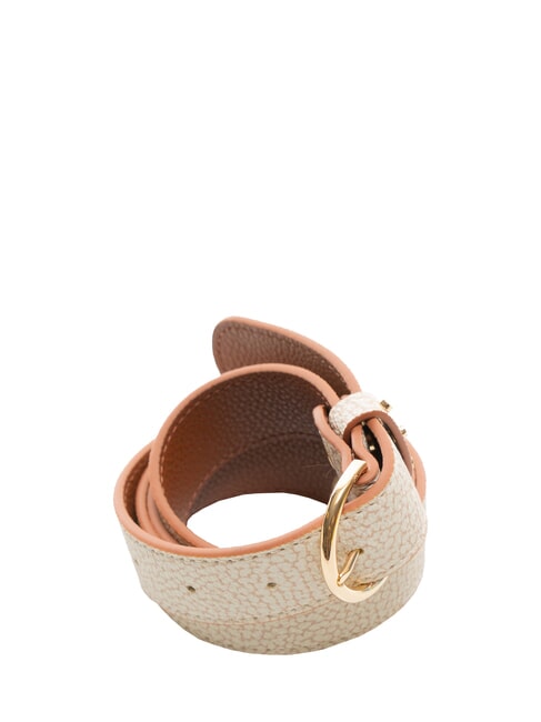 GRAFFITI Gürtel mit Nieten Sand/Kokosnuss - Gürtel