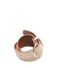 BORBONESE GRAFFITI Gürtel mit Nieten Sand/Kokosnuss - Gürtel - 3