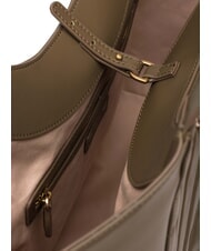 PINKO PUZZLE Schultertasche aus genähtem Leder Zaunkönig-Antikgold - Damentaschen - 5