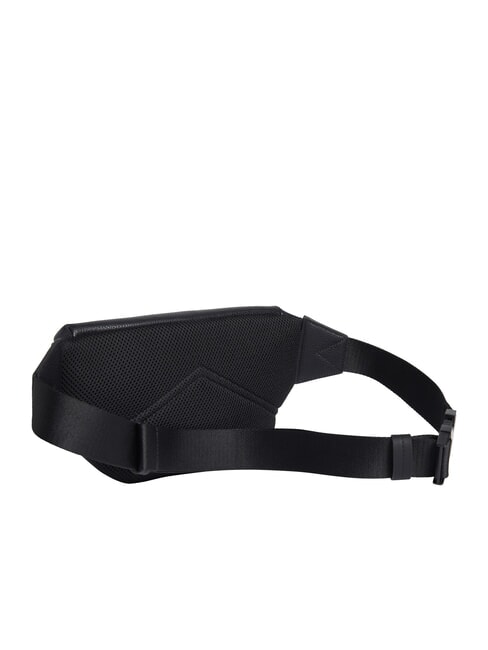 CK MUST Gürteltasche mit Metalllogo auf Schwarz - Hüfttaschen