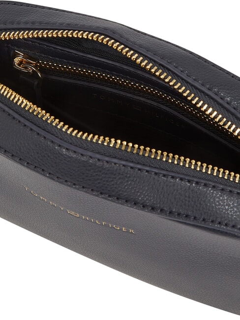 TH LOGOTAPE  Mini-Schulterkameratasche spaceblau/schwarz - Damentaschen