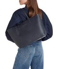 TOMMY HILFIGER TH LOGOTAPE  Einkaufstasche spaceblau/schwarz - Damentaschen - 4