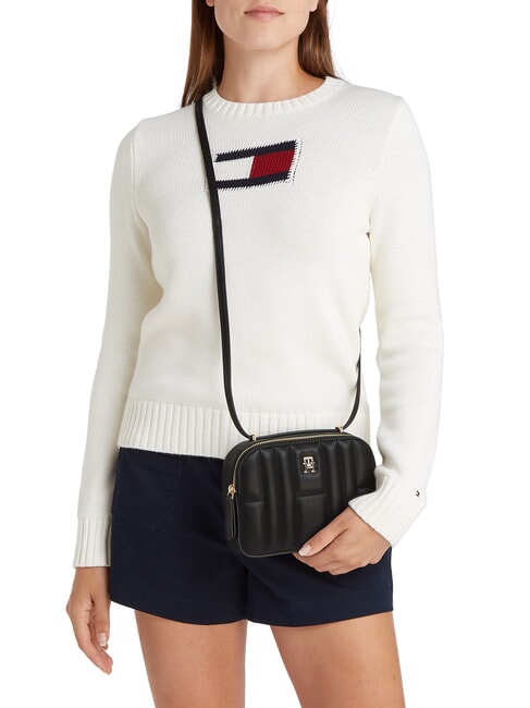 TH FEMININE  Mini-Schulterkameratasche Schwarz - Damentaschen