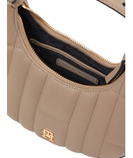 TOMMY HILFIGER TH FEMININE Mini Bag mit Schultergurt Küstentaupe - Damentaschen - 3