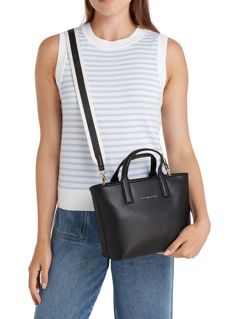 TH LOGOTAPE Handtasche, mit Schultergurt Schwarz - Damentaschen