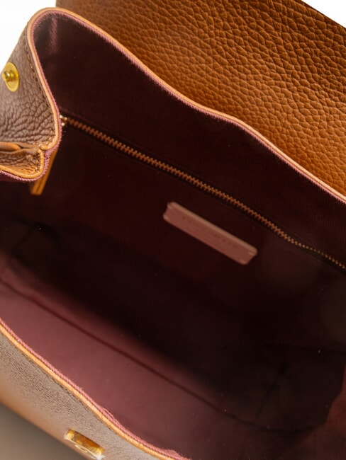 PRIMROSE Rucksack aus gehämmertem Leder CUIR - Damentaschen