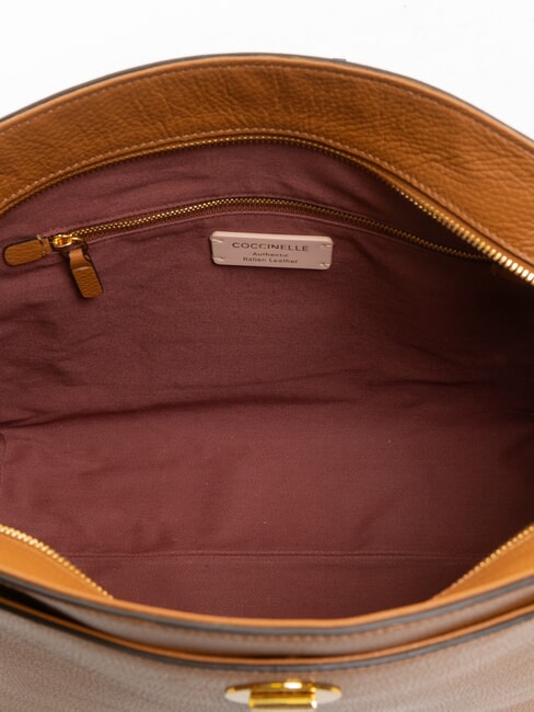 LIYA Schultertasche aus gehämmertem Leder CUIR - Damentaschen