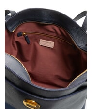 COCCINELLE LIYA Schultertasche aus gehämmertem Leder Mitternachtsblau - Damentaschen - 6