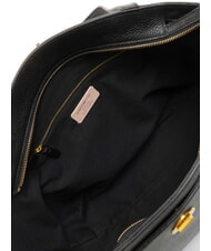 COCCINELLE LIYA Schultertasche aus gehämmertem Leder Schwarz - Damentaschen - 6