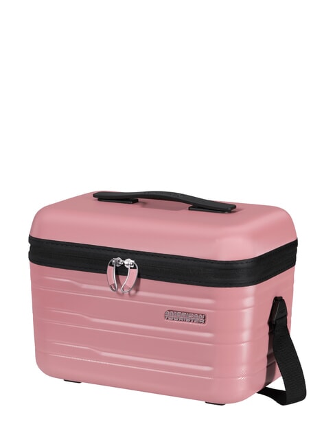 FLASHLINE Stabiler Kosmetikkoffer mit Schultergurt lila rosa - Beauty-Case