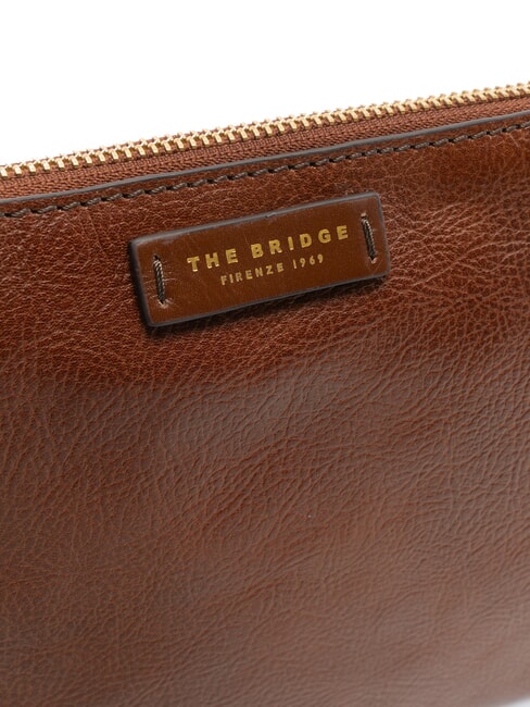 CARLOTTA  Clutch aus Leder BRAUN - Damentaschen