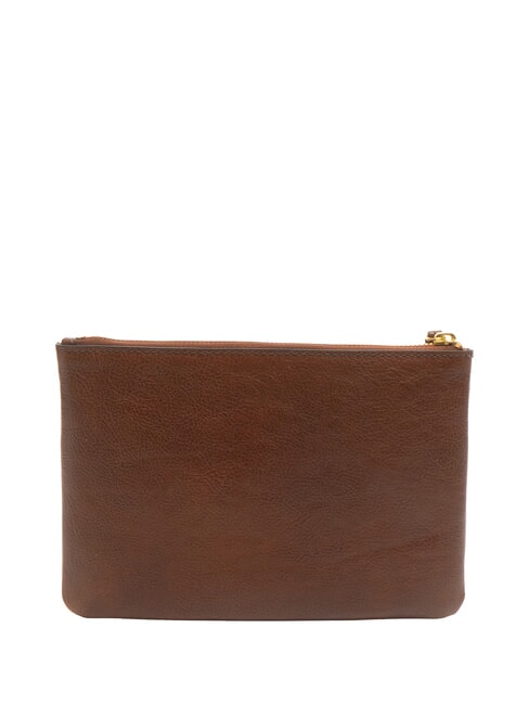 CARLOTTA  Clutch aus Leder BRAUN - Damentaschen