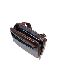 PIQUADRO BLUE SQUARE Ledertasche MAHAGONI - Umhängetaschen Herren - 4