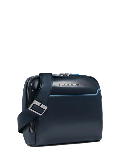 BLUE SQUARE Ledertasche Blau - Umhängetaschen Herren