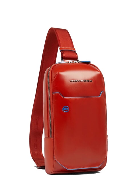 BLUE SQUARE One-Shoulder-Rucksack aus Leder Leder4 - Umhängetaschen Herren